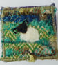 Handmade textile keepsake box, felt sheep - Image 2