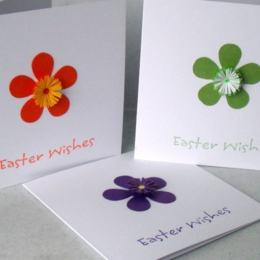 Quilled Easter cards, set of 3
