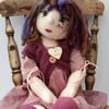 RESERVED, SOLD FOR EVIE  Lacey, Large Handmade Cloth Doll