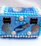 Blue sea chest keepsake or jewellery box - Image 4