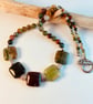Fancy Jasper Necklace - Earth And Forest - Handmade In Devon - Image 9