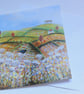 Russet Meadows Landscape, Blank Greetings Card - Image 3