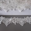 White Venise Guipure Lace sold by the metre