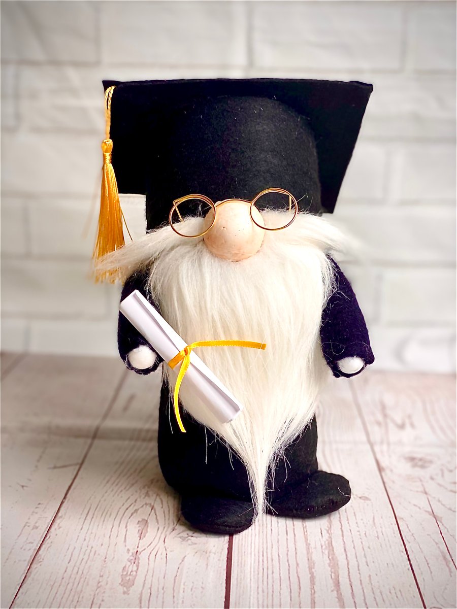 Handmade Graduation Nordic Gnome 