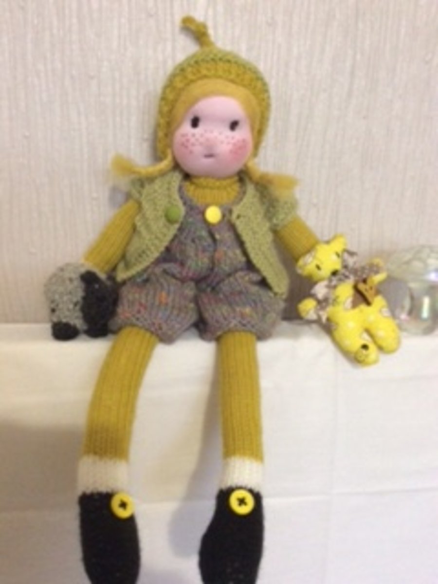 knitted doll -Jemma