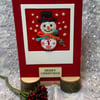 Jolly Snowman Christmas Card