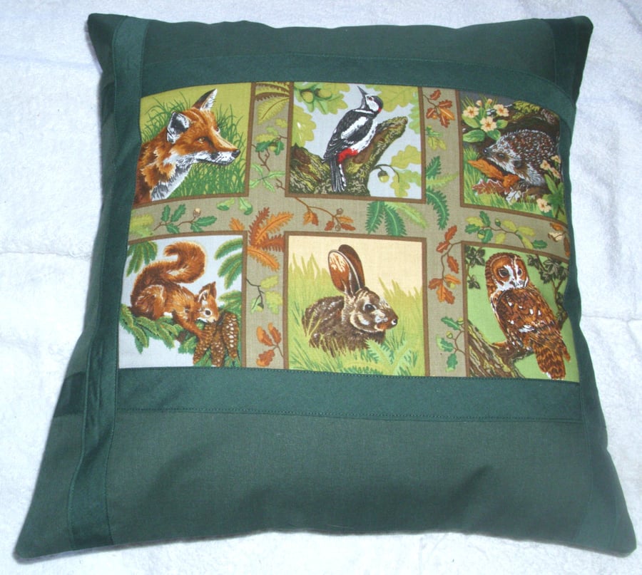 Friends of the forest cushion