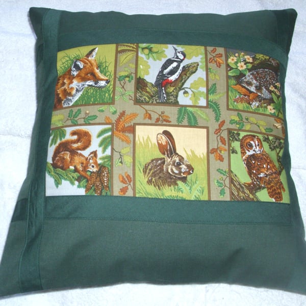 Friends of the forest cushion