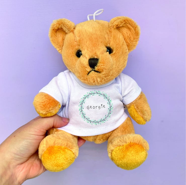 Custom Teddy Bear, Personalised Teddy Bear, Pri... - Folksy