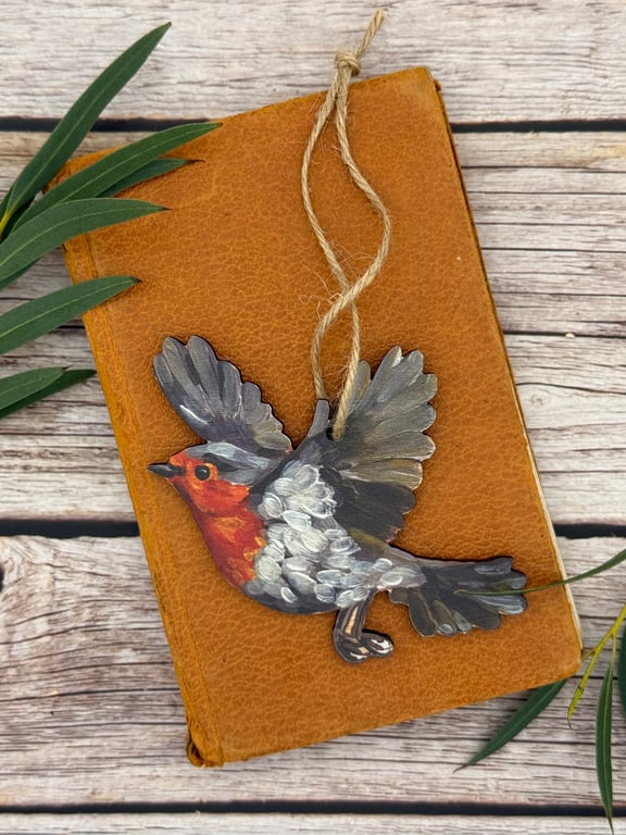 Perfectly Imperfect Robin Decoration With Wording 1