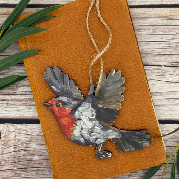 Perfectly Imperfect Robin Decoration With Wording 1