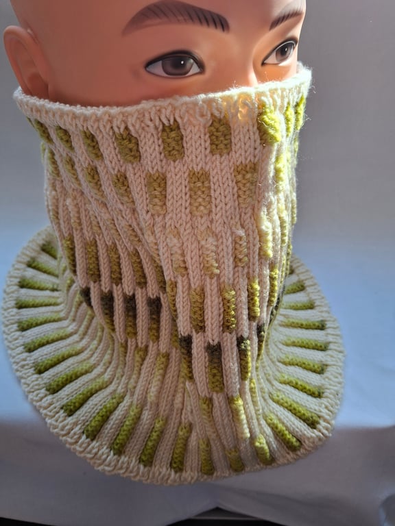 Lovely soft hand knitted Neck warmer 