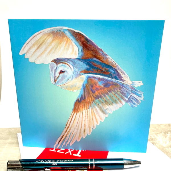  Card Barn Owl Sky