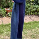 Evening sky twill scarf