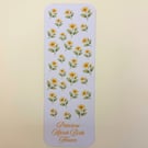 Primrose Birth Flower Bookmark - February