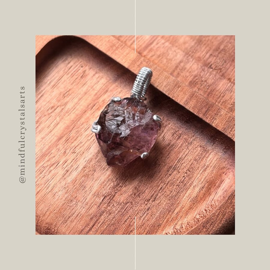 Super Seven Amethyst Pendant