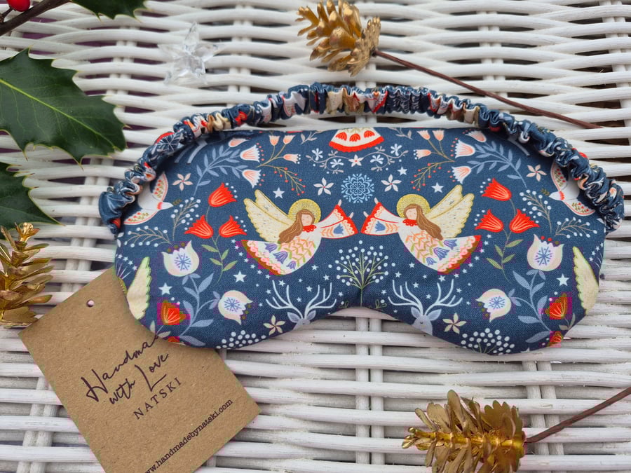 Weighted sleep mask. Christmas sleep mask.yoga eye mask