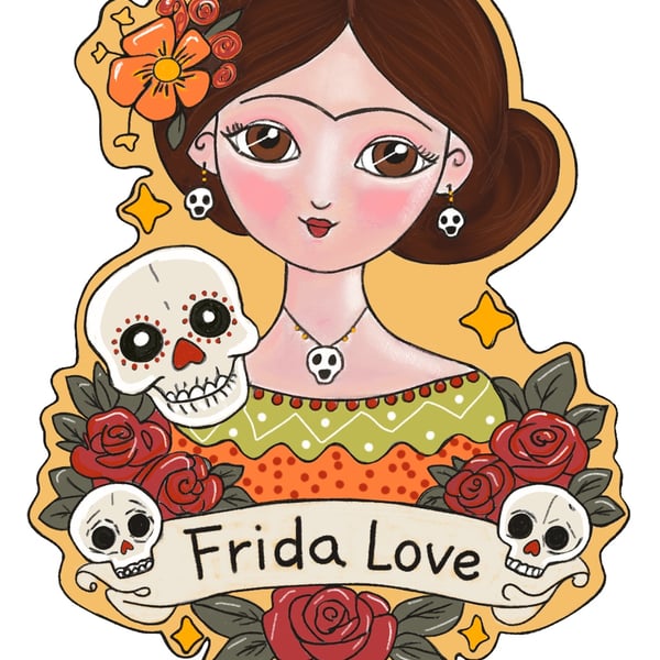 Frida Kahlo Sticker's