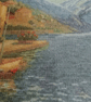 Finished Framed Cross Stitch Mediterranean Landscape - Completed Embroidery Gift - Image 3
