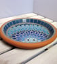 Moonlight Hedgehog Mosaic Garden Bird Bath - Image 4