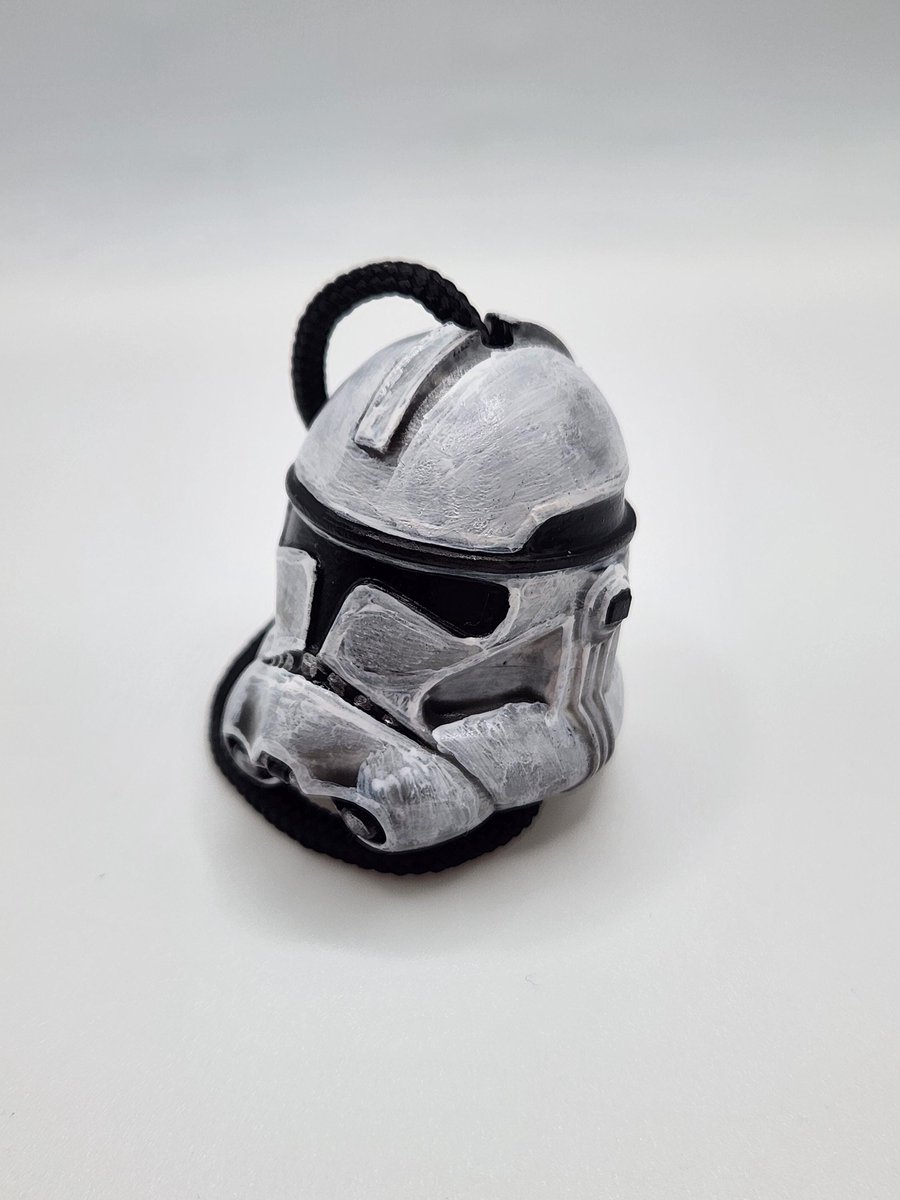 3D Printed Hand-Painted Clone Trooper Rear View Mirror Charm Car Accessory (44mm