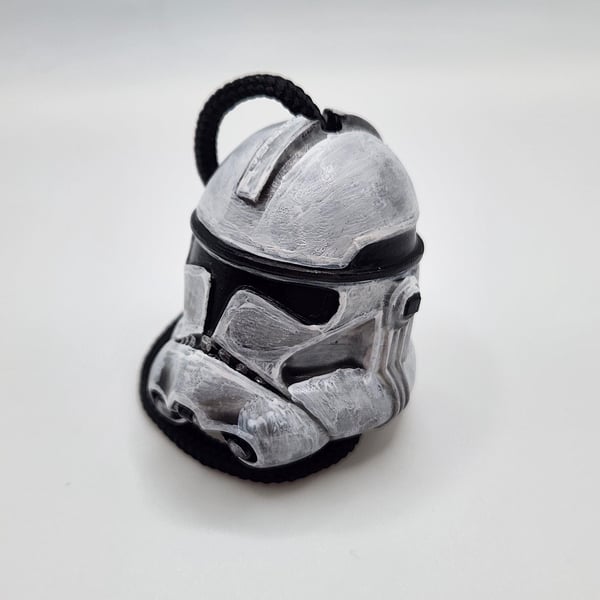 3D Printed Hand-Painted Clone Trooper Rear View Mirror Charm Car Accessory (44mm