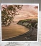 Photographic Greetings Card - Fishing Boats at Beer, Devon