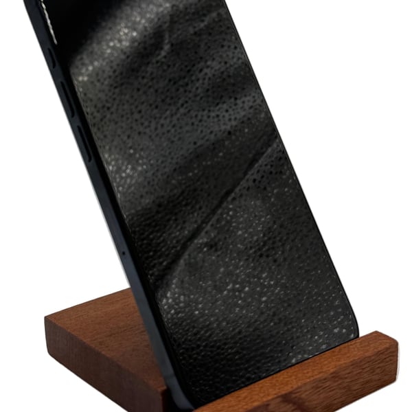 Phone Stand - Sapele
