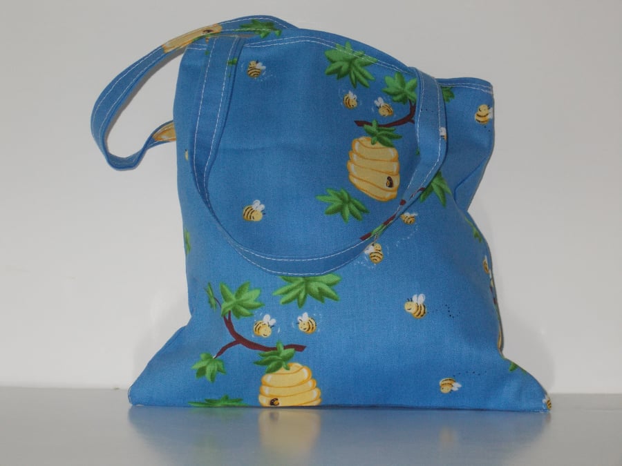 Mini tote bag bees