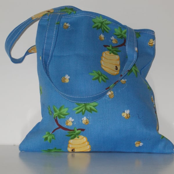 Mini tote bag bees