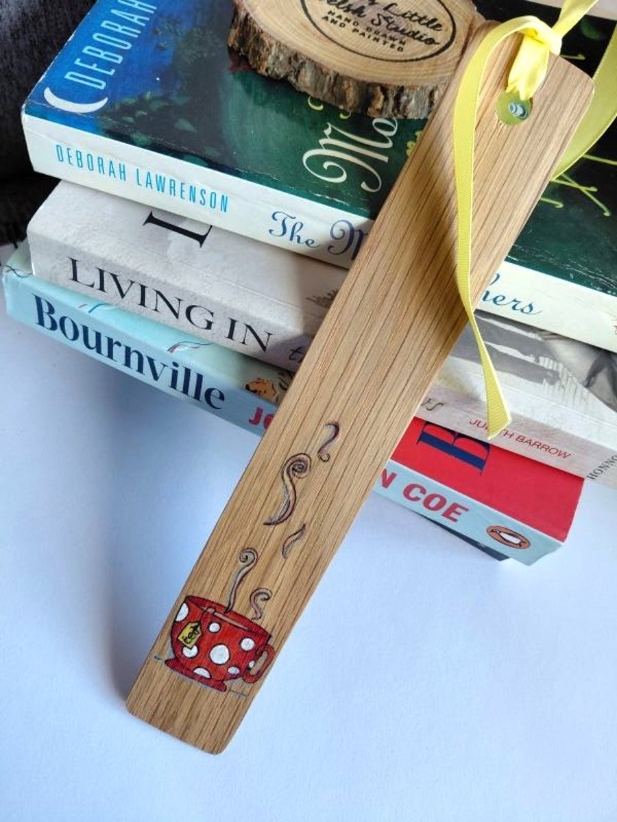 Cup of Tea - Wooden Bookmark