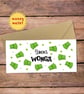 Wonga Personalised Money Wallet Card - cash gift envelope