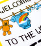 Cute Rainbow New Baby Card For A Newborn Boy, Girl, New Parents - Image 6