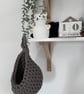 Hanging Crochet Basket. Various colours