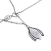 Snowdrop Pendant (Small), Handmade Silver Necklace