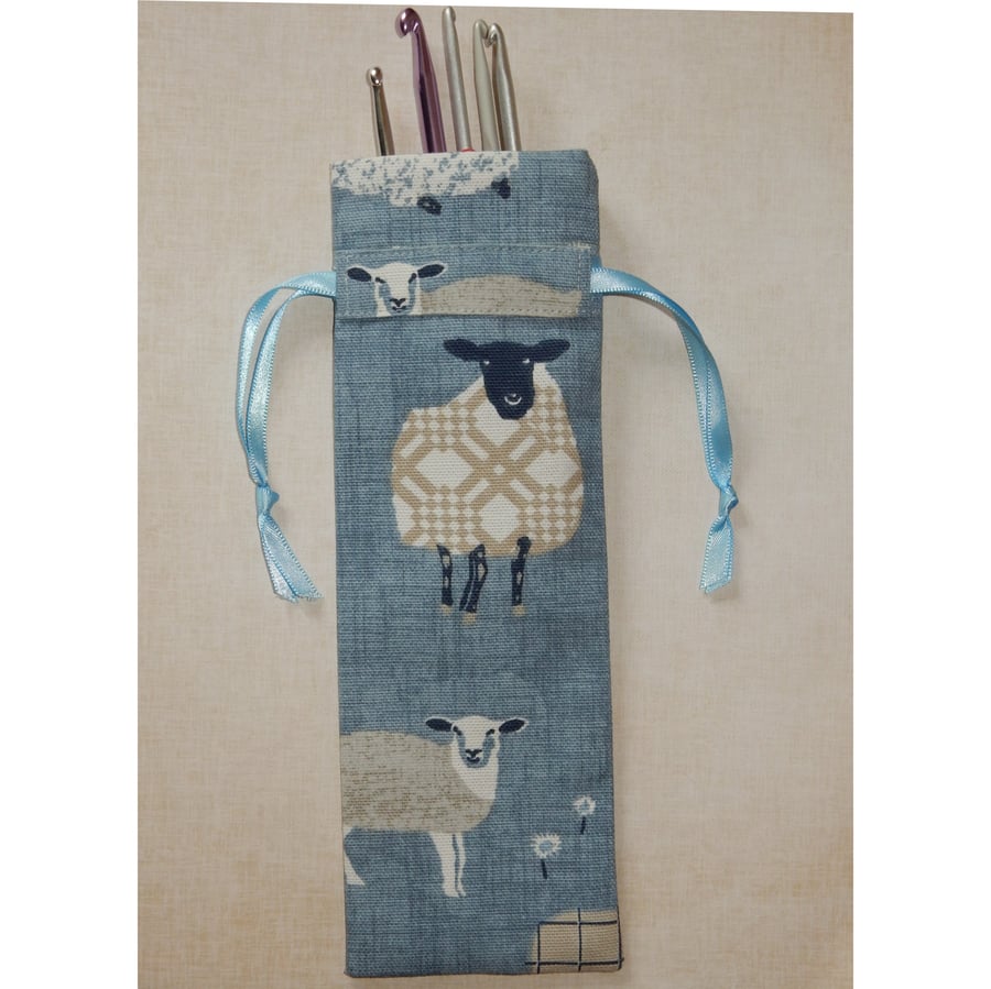 Crochet hook case Sheep