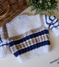 Designer Baby Cardigan & Booties Set Hand Knitted  3-9 Months Size - Image 2