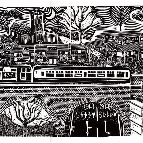 View over Coton Arches by John Freeman