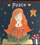 Hand painted wooden box "Peace" WITH FREEBIES!  - Image 2