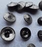 15mm 19mm & 23mm Italian Made Suit Buttons GUNMETAL - Image 4