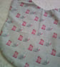 Babies Christmas Bib with Grey Bear and Parcels - Image 5