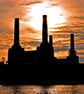 Battersea Power Station Sunset London Photograph Print