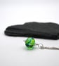 green swirl lampwork glass pendant necklace - Image 3