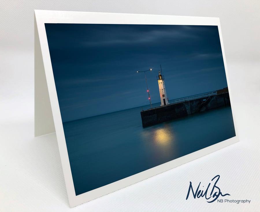 Anstruther Fife Lighthouse - Scotland Greeting Card by Neil Barr