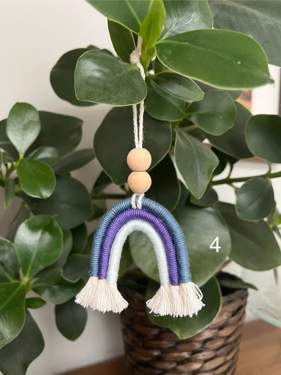 Macrame Rainbow Decorations