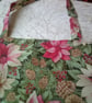 Pink Poinsettia's Adult Christmas Apron - Image 2