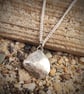 Sterling silver small seashell pendant - Image 2