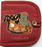 Appliqued Fox Sewing Needle Case