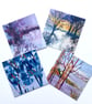 Winter Collection of 4 High Quality Greetings Cards - Image 1