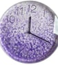 Hand Painted Customised Wall Clock Indoor 25 cm Silent Quartz Clock Gift Idea - Image 2